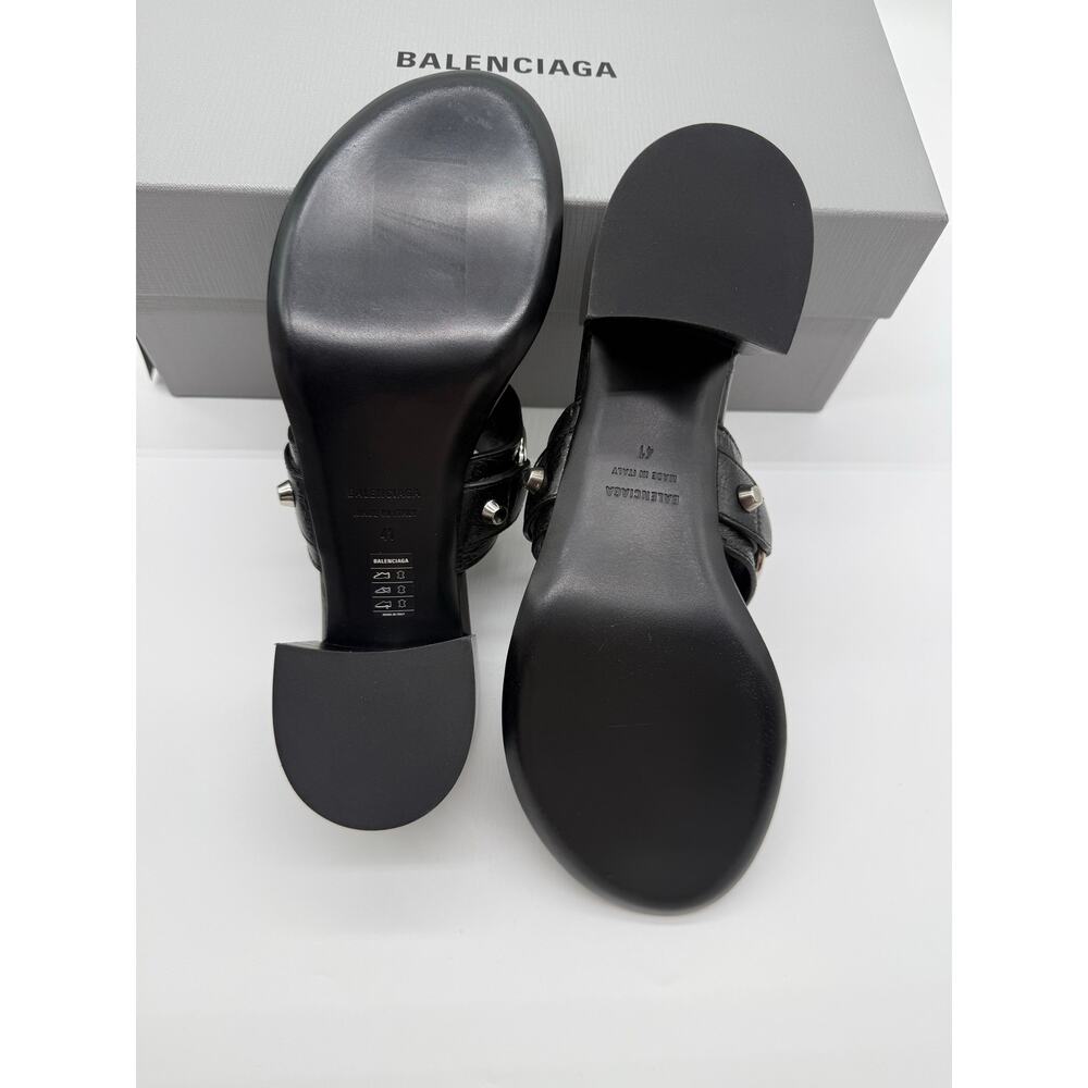 Balenciaga Women’s City Thong Sandals Black Size US 10C/IT 40C - Picture 12 of 16
